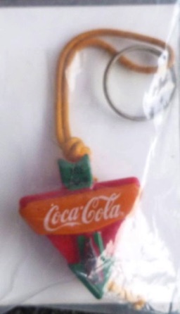 93106-1 € 2,00 coca cola plastic sleutelhanger